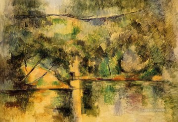  Reflections Art - Reflections in the Water Paul Cezanne